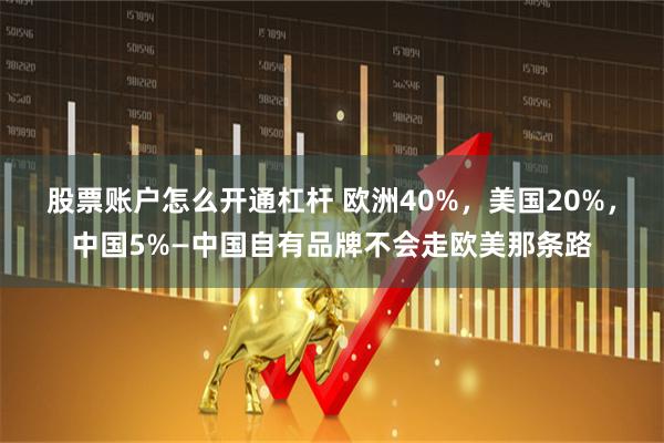 股票账户怎么开通杠杆 欧洲40%，美国20%，中国5%—中国自有品牌不会走欧美那条路